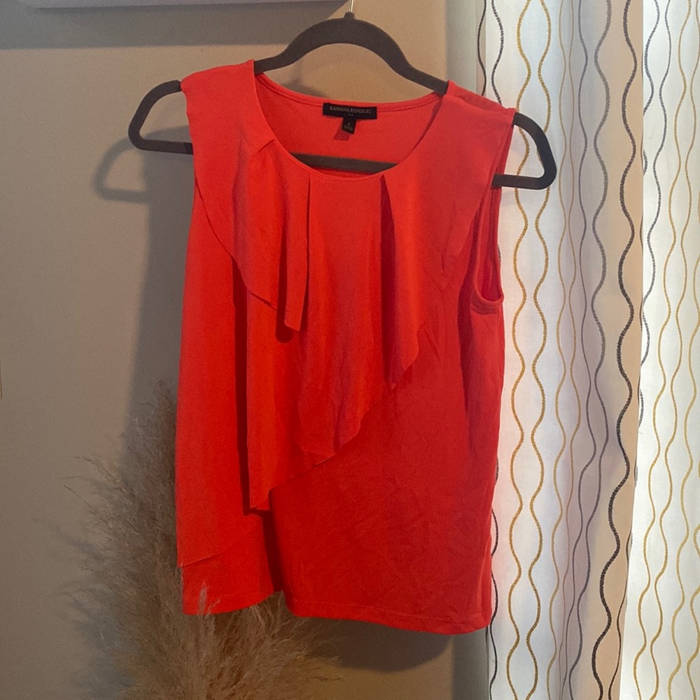 Banana Republic Coral Blouse | Size Small